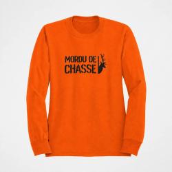Sweat Chasse Mordu de chasse Orange