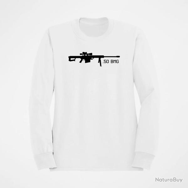 Sweat ARMES BARRETT 50 BMG Blanc
