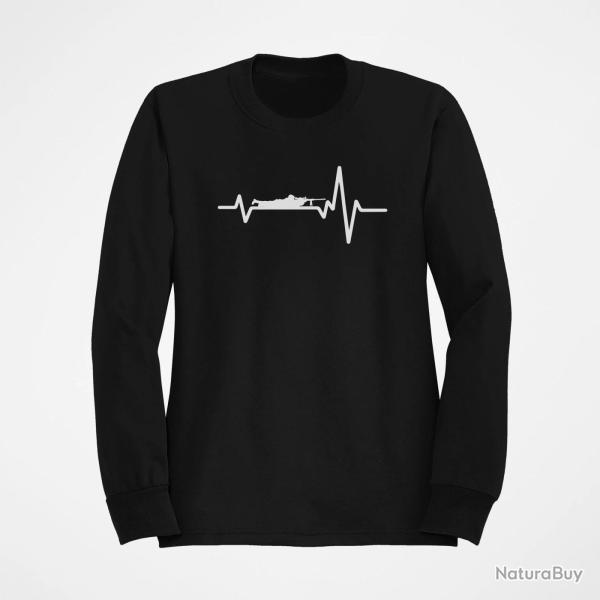 Sweat SNIPER Battements de Coeur Noir