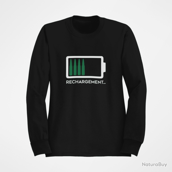 Sweat ARME Rechargement Noir