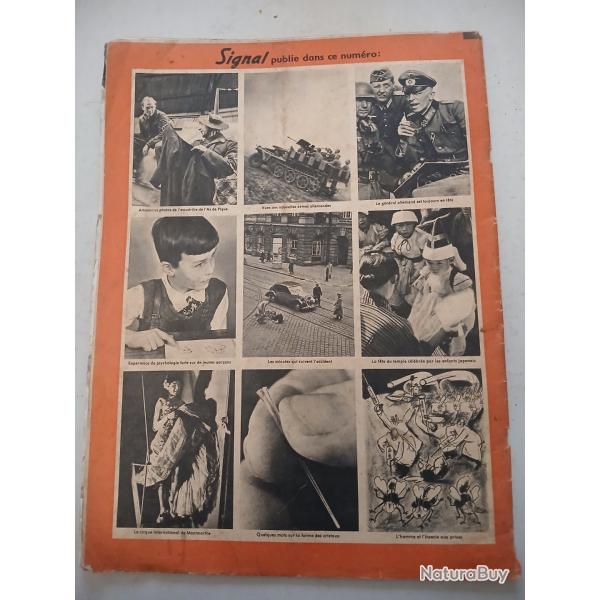 revue d'information civile et militaire n�3 de f�vrier 1941 ,SIGNALement similaire MATCH , fran�aise