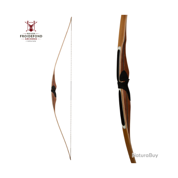 Longbow Au Sable Bubinga 64" - Bear - Gaucher / 35#
