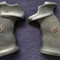 Plaquette ambidextre TRAUSCH TJ88  pour  Smith & Wesson carcasse K/L round  butt et square  butt