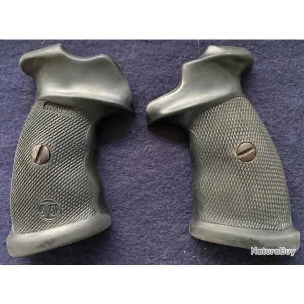 Plaquette ambidextre TRAUSCH TJ88  pour  Smith & Wesson carcasse K/L round  butt et square  butt
