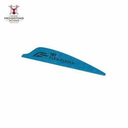 Vane FFP-187 Shield - Flex Fletch - bleu fluo