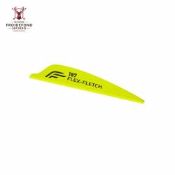 Vane FFP-187 Shield - Flex Fletch - Jaune fluo