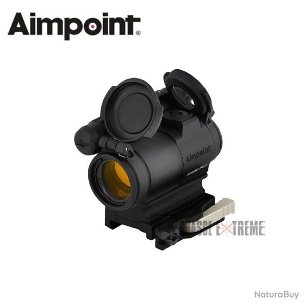 Viseur Point Rouge AIMPOINT CompM5 2 MOA Sans Montage avec Cache Flip-Up