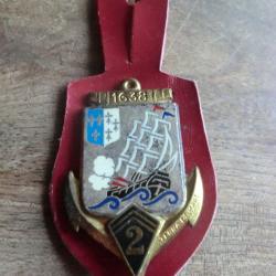 insigne 2&deg; RIMa r&eacute;giment infanterie marine
