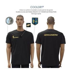 T-shirt Patrol Equipement CoolDry Gendarmerie Mobile Noir - L