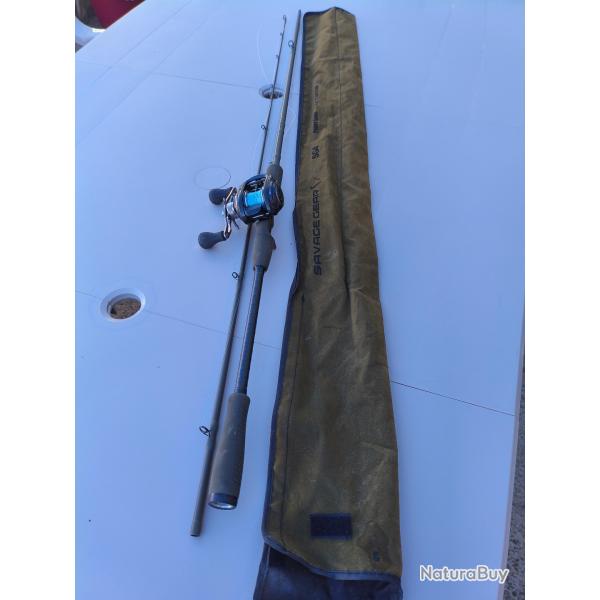 CANNE SAVAGE GEAR SG4 POWER GAME 20-60gr + LEW'S BB1 Pro Series