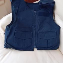 ENCHERE A GILET PARE BALLES MEHLER NOIR AVEC PARE LAMES ET ANTI TRAUMA INTEGRE TAILLE S