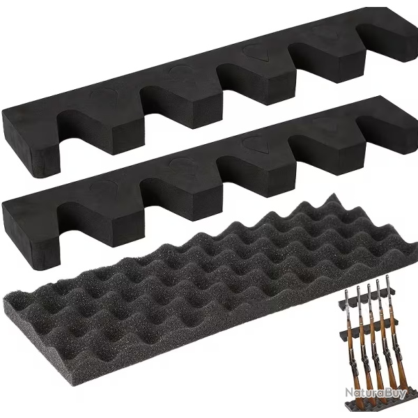 Ensemble de 3 supports en mousse EVA pour armes � feu