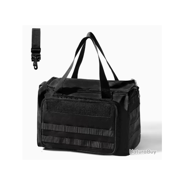Sac de rangement pour stand de tir Noir