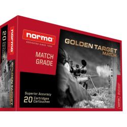 CARTOUCHES NORMA .308 WIN FMJ 10,9g. 168 GR Golden Target boite de 20 1 boite ( 20 munitions)