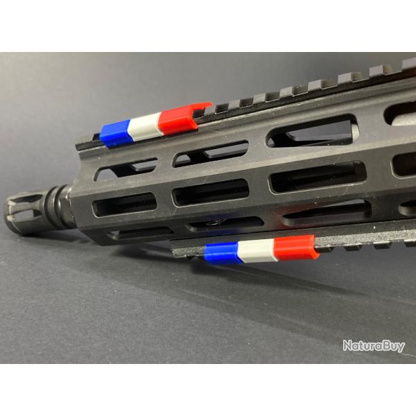 Cache rail Picatinny - 6pcs (Coloris au choix)