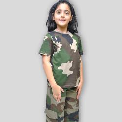 Tee-shirt militaire Enfant - Cam CE 8/10ans