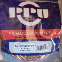 Ogives 8mm 198 GRAINS , FMJBT MATCH (.323)