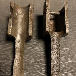Militaria Allemand WW1 WW2 Lot de 2 Tenon de Bajonnette Fouille Mauser G98 / 98k Occasion