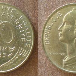 France 10 Centimes 1985 Piece Francs Franc Centime