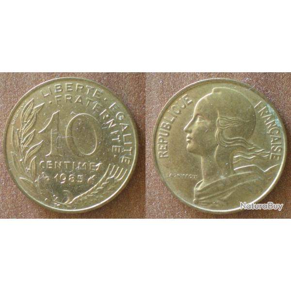 France 10 Centimes 1985 Piece Francs Franc Centime