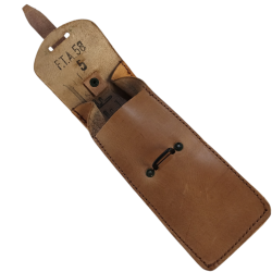 Pochette en cuir militaire - &Eacute;tui de ceinture