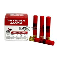 VETERAN AMMO 410 PLOMB 19G 6