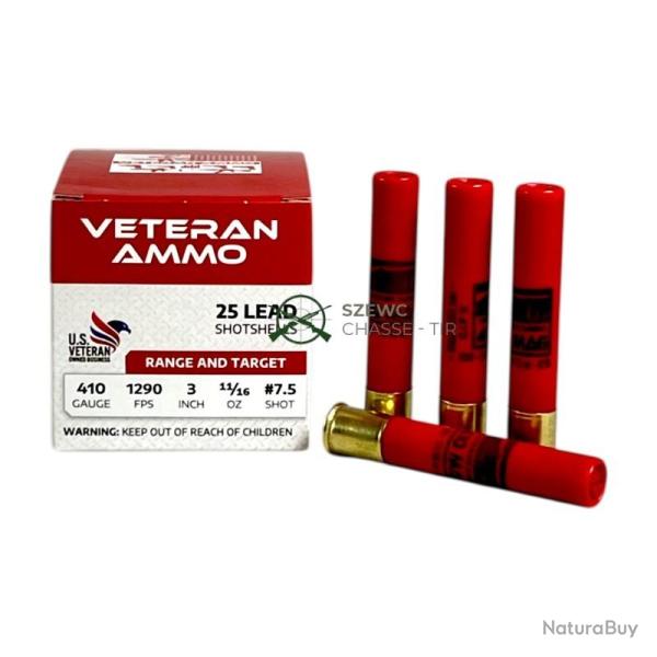 VETERAN AMMO 410 PLOMB 19G 6