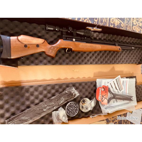 Carabine Pcp Hatsan BT65-SB-W-QE Carnivore 7.62mm - 114 joules sous garantie