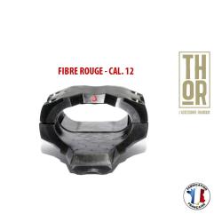 Guidon tactique JUXTA pour fusil juxtapos&eacute; - fibre optique rouge - calibre 12