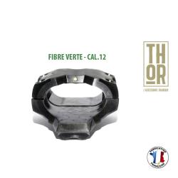 Guidon tactique JUXTA pour fusil juxtapos&eacute; - fibre optique verte - calibre 12