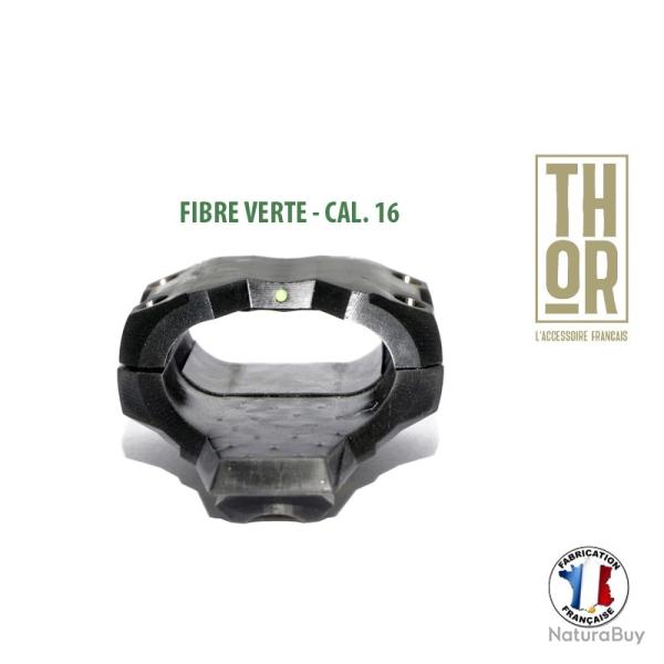 Guidon tactique JUXTA pour fusil juxtapos� - fibre optique verte - calibre 16