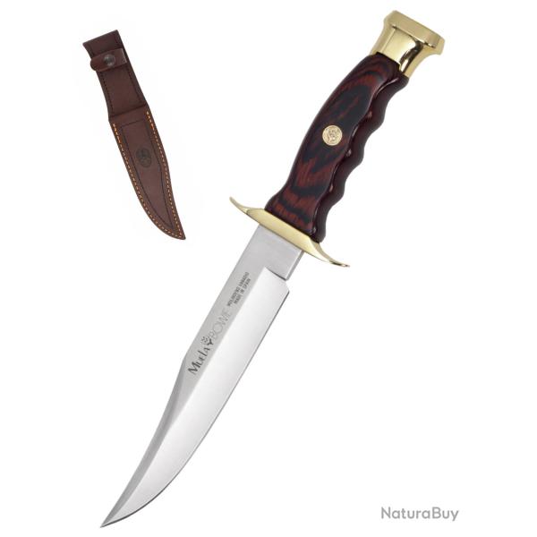 Poignard Bowie Muela 16 cm - Lame inox et �tui cuir