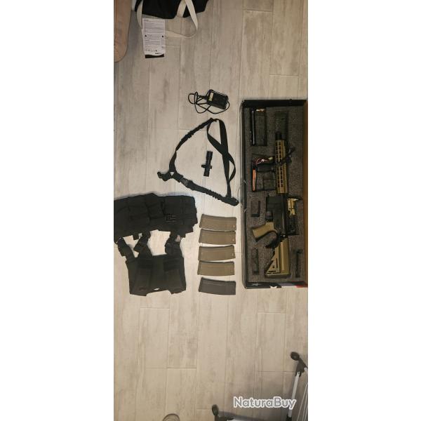VENDS Specna Arms RRA SA-E07 EDGE? Carbine Half-Tan   accessoires