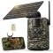 petites annonces chasse pêche : Caméra de Chasse 4G LTE Solaire 14MP Carte SIM 64Go Batterie 7800mAh Vision Nocturne IP66 Détection