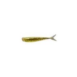 Leurre Souple Delalande Drop Shad 7,5cm or paillet&eacute;