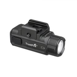 Lampe LED tactique Trustfire GM05 1050 lumens rail Glock Picatinny rechargeable compacte
