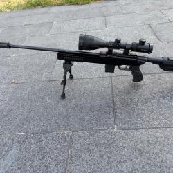 Pack carabine ISSC CAL.22Ir + lunette Vortex 3/12X56 + silencieux + bipied