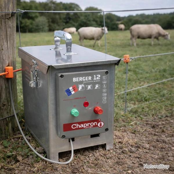 Electrificateur cl�ture portable Berger 12 Chapron Lem�nager�