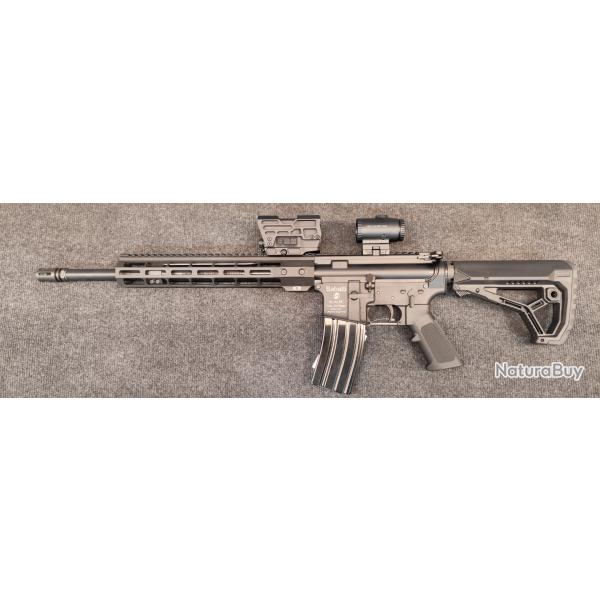 Sabatti AR 15 S.A.R 223 rem 14.5' pack Vector 1x21 - magnifier 3x18 paragon neuf !!!! Promo