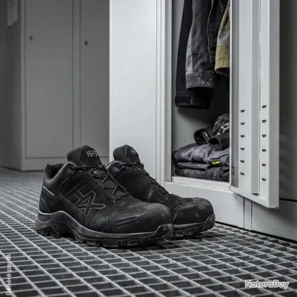 Chaussures de s�curit� basses HAIX Black Eagle 600 V GTX noires S7S 46