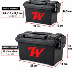 Lot de 2 Caisses &agrave; Munitions / Transport Winchester