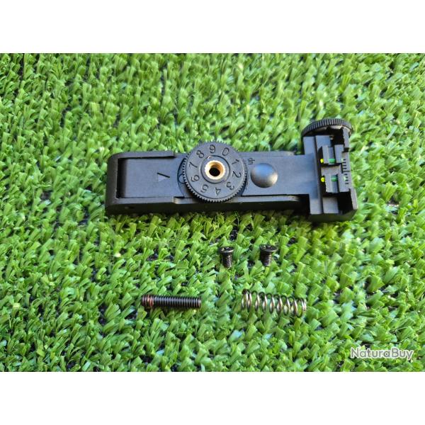 Hausse fibre compl�te pour carabine � plomb Artemis SR 1000 S