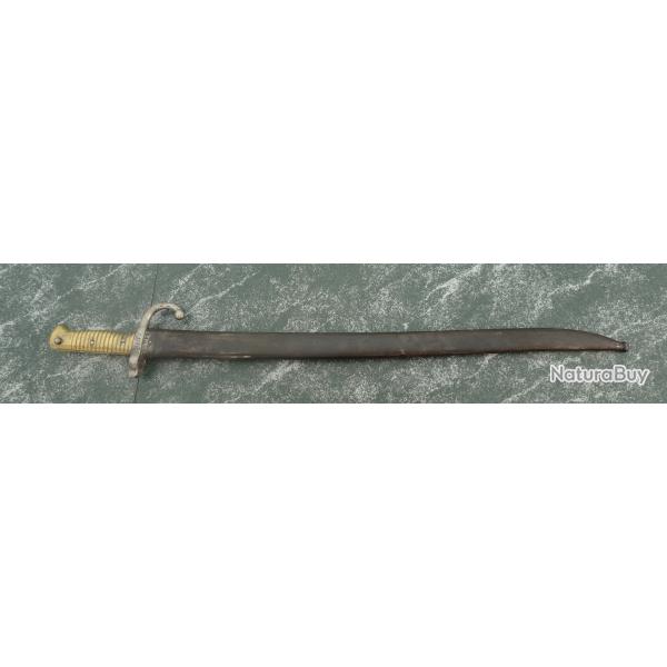 BELLE  BA�ONNETTE pour FUSIL CHASSEPOT Mle 1866 , St ETIENNE 1873 , S�RIE Z , FOURREAU M�ME NUM�RO