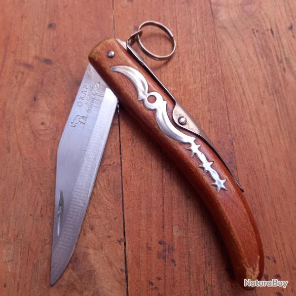 Grand Couteau � Palme OKAPI MADE IN SOUTH AFRICA Manche en Bois
