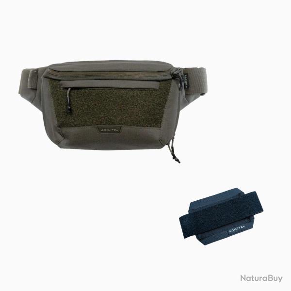 Emergence(TM) Fanny Pack Ranger Green Avec Holster CCW auto-agrippant