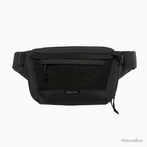 Emergence(TM) Fanny Pack Noir Avec Holster CCW auto-agrippant