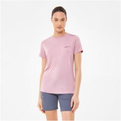 Tee-shirt Randonn&eacute;e Femme en Bambou VIKING "Morain Bamboo Lady" S Rose