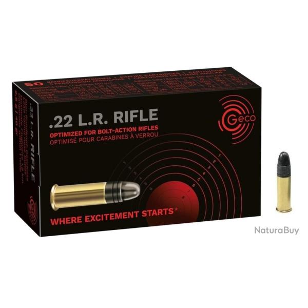 500 Munitions Geco Rifle Cal.22LR 40 Grs