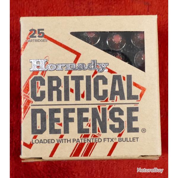 CARTOUCHES CRITICAL DEFENSE 38sp
