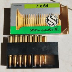 15 munitions 7&times;64 sellier et bellot
